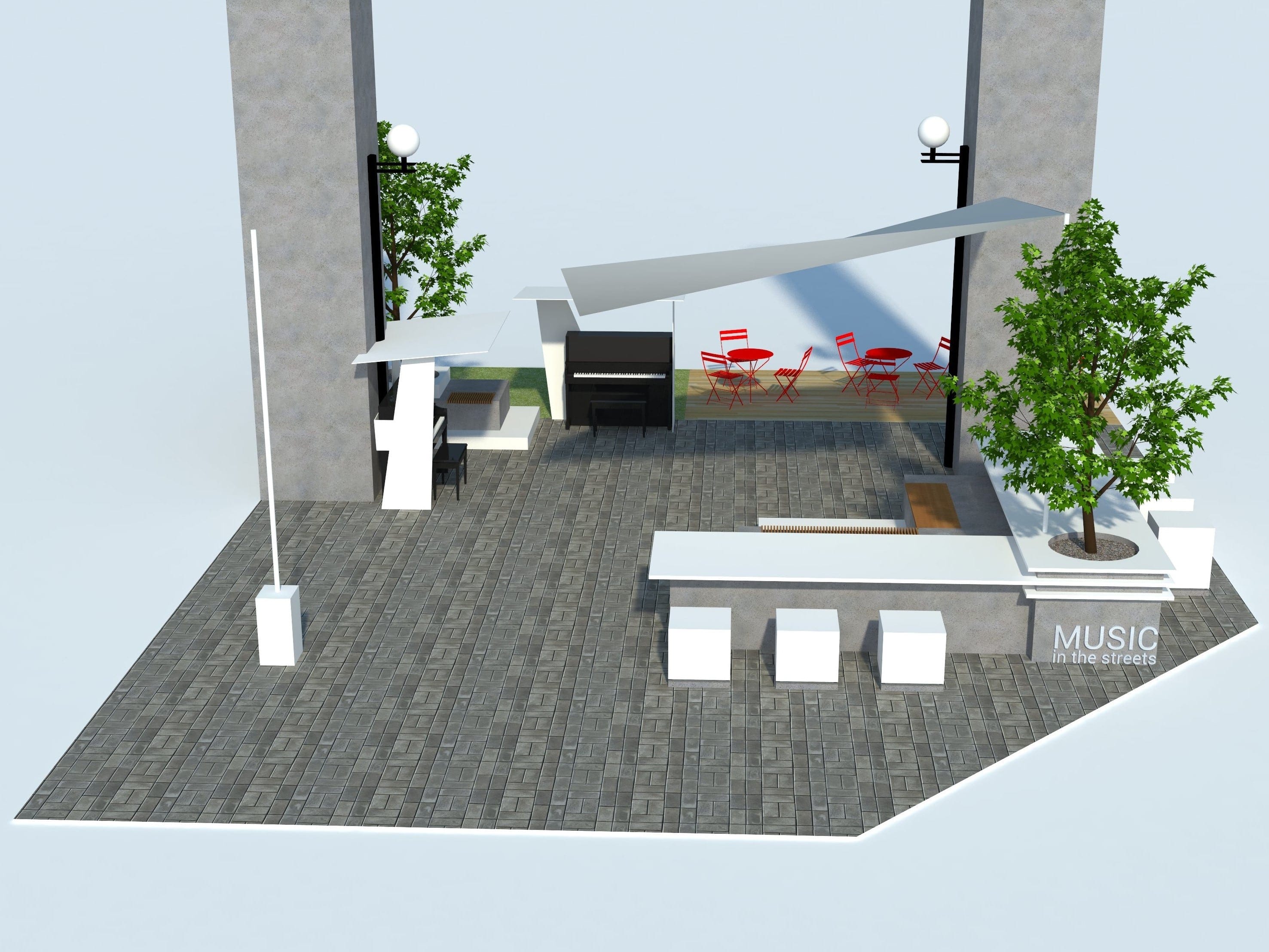 Music in the Streets Render